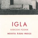 Akra: titulní strana kartonu s šicími jehlami; archiv Nebe.