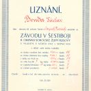 Atletika: uznání za šestiboj s atletickými disciplínami, 1920; SOkA.