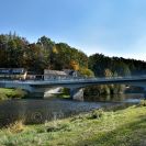 Boršov nad Vltavou: silniční most přes řeku; foto Nebe 2018.