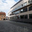 Česká spořitelna: budova Záložny českobudějovické (České spořitelny), foto z ulice u Černé věže; foto Nebe 2020.