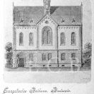 Českobratrská církev evangelická: kostel na pohlednici z roku 1899; archiv Farní sbor ČCE.