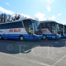 ČSAD JIHOTRANS: flotila firemních autobusů; foto Nebe 2022.