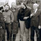 Dům umění: výstava Setkání VI., listopad 1993; výtvarníci: Teodor Buzu, Marie M. Šechtlová, Ivan Uhlíř, Petr Brátka, Miloslav Cicvárek, Jiří Ptáček, Bohuslav Lamač, Josef Lorenc, Bořivoj Lauda; archiv J. Schela.