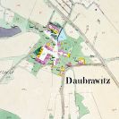 Doubravice: na císařském otisku mapy stabilního katastru z 1827; Ústřední archiv zeměměřictví a katastru.