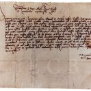 Hygiena: list krále Vladislava II. Jagellonského z 21. listopadu 1482, jímž nařídil Budějovickým udržovat v ulicích pořádek a opravit zchátralé domy; SOkA.