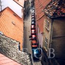 Hradební ulice: pohled od Krajinské třídy; foto O. Sepp 1998.