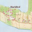 Haklovy Dvory: na císařském otisku mapy stabilního katastru z 1827; Ústřední archiv zeměměřictví a katastru.