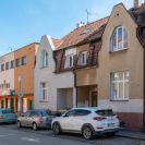 Havlíčkova kolonie: rodinné domy v ulici Marie Vydrové č. 14 a 16 byly první objekty v Havlíčkově kolonii; foto Nebe 2021.