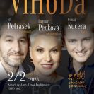 Jihočeská filharmonie: plakát ke koncertu 2. 2. 2023; archiv Jihočeské filarmonie.