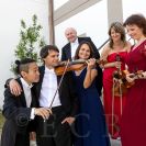 Jihočeská filharmonie: promo foto orchestru 2022, první housle, foto Petr Zikmund; archiv Jihočeské filarmonie. 