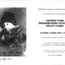 Jihočeské muzeum: pozvánka na vernisáž výstavy fotografií ateliéru Vlasák; ze sbírek Jihočeského muzea v Českých Budějovicích.