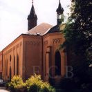 Kostel svatého Václava: pohled z Kostelní ulice; foto O. Sepp 1998.