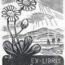 Kakuška Karel: knižní exlibris Karla Kakušky, zhotovené grafikem Karlem Štěchem; SOkA.