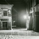Kněžská ulice: roh Kněžské a Hroznové ulice, sbírka J. Dvořáka; SOkA.