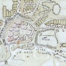 Krumlovský rybník: na výřezu z plánu ČB, 1763; SOkA.