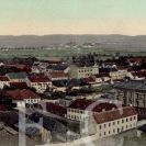 Linecké předměstí: panoramatický pohled, začátek 20. století; sbírka J. Dvořáka.