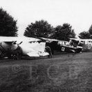 Letectví: československá vojenská letadla na bývalém vojenském letišti ve Čtyřech Dvorech asi v roce 1930; sbírka J. Dvořáka; SOkA. 