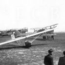 Letectví: letadla četnické letecké hlídky na letišti v Plané 1938; archiv LOZ České Budějovice.