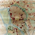 Mapy a plány: plán města kolem 1917; SOkA.