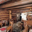 Měšťanský dům: rekonstruovaný srub v patře domu v Panské ulici č. 8; foto M. Tůma 1997.