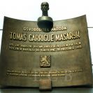 Pamětní desky: deska T. G. Masaryka na průčelí radnice; foto O. Sepp 1998.