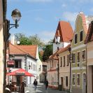 Panská ulice: pohled Rabenštejnské věži; foto K. Kuča 2010.