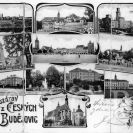 Pohlednice: výběr zajímavostí na pohlednici z přelomu 19. a 20. století; ze sbírek Jihočeského muzea v Českých Budějovicích.