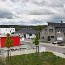 Rožnov: výstavba nového urbanistického celku Klín; foto Nebe 2018.