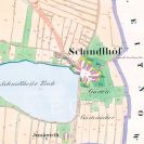 Šindlovy Dvory: na císařském otisku mapy stabilního katastru z 1827; Ústřední archiv zeměměřictví a katastru.