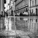 Široká ulice: západní průhled směrem k ulici Biskupská; foto Nebe 2021.
