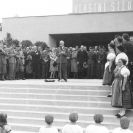 Sokolovny: slavnostní otevření sokolovny 1947; archiv T. J. Sokol ČB.