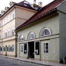 Solnice (Česká ulice č. 66): vstup do kulturního klubu c. k. Solnice v České ulici v roce 2014; archiv Nebe.