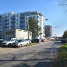 Švábův Hrádek: výstavba bytových domů v ulici Na Sádkách; foto Nebe 2018.