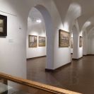 Träger Adolf: pohled do výstavy Adolfa Trägera. Krajiny domova ve Wortnerově domě AJG, 2015; archiv H. Látal.