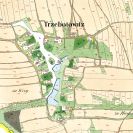 Třebotovice: na císařském otisku mapy stabilního katastru z 1827; Ústřední archiv zeměměřictví a katastru.