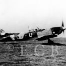 Vojenská posádka: přistání stíhačky Spitfire bývalé 312. československé peruti Royal Air Force (1945); archiv B. Trnky.