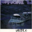 Valter Karel: titulní strana katalogu s reprodukcí obrazu Krajina u Kaliště (Gustav Mahler).
