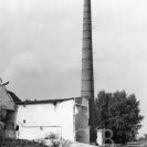 Veterinární péče: areál městské kafilérie poblíž Husovy kolonie, 80. léta 20. století; SOkA.