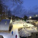 Výstaviště České Budějovice: Olympijský festival v areálu výstaviště, bruslařská a hokejová ledová plocha; Nebe 2026.