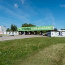 Výstaviště České Budějovice: vstup do areálu z Husovy třídy; foto Nebe 2020.