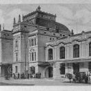 Železnice: budova vlakového nádraží postavená 1908; sbírka J. Dvořáka.