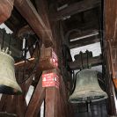 Zvony: zvony na Černé věži, Marta 1723 a Budvar 1995; foto K. Kuča 2010.