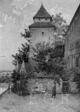 Brauner Gustav: Železná panna na kresbě Gustava Braunera; sbírka J. Dvořáka.