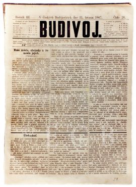 Budivoj: titulní strana; SOkA.