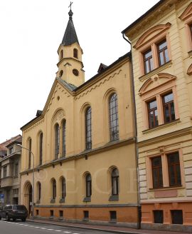 Českobratrská církev evangelická: farní sbor v ulici 28. řijna; foto Nebe 2018.