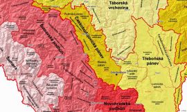 Geomorfologické členění: okolí Českých Budějovic; podle ČÚZK.