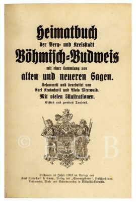 Heimatbuch: titulní list; JVK.