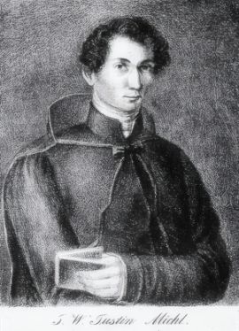 Michl Josef Václav Justin: portrét; zdroj: Wikimedia Commons, volné dílo.