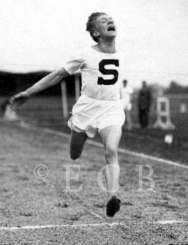 Nedobitý Karel: vítězství v závodě na 5 km, mistr ČSR 1923; archiv J. Štumbauera.