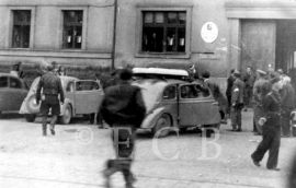Odsun Němců: organizační příprava na odsun Němců 1945; archiv Nebe.